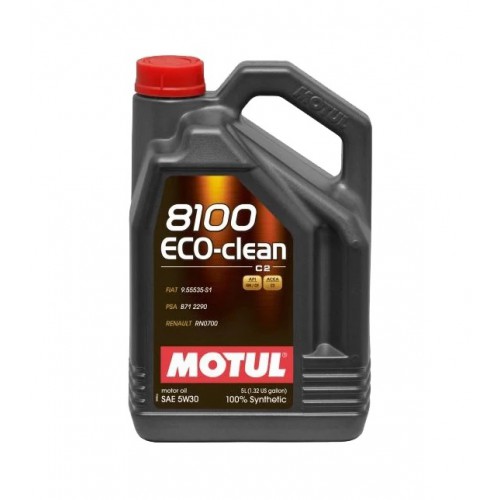 Масло MOTUL 8100 Eco-clean 5W-30 C2 синтетическое, 5 л