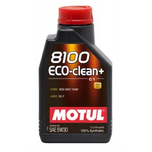 Масло MOTUL 8100 Eco-clean+ 5W-30 C1 синтетическое, 1 л