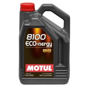 Масло MOTUL 8100 Eco-nergy 0W-30 синтетическое, 5 л