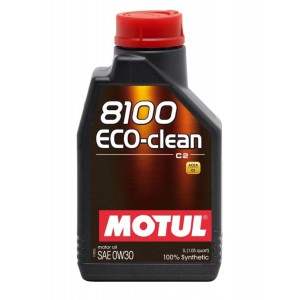 Масло MOTUL 8100 Eco-clean 0W-30 синтетическое, 1 л