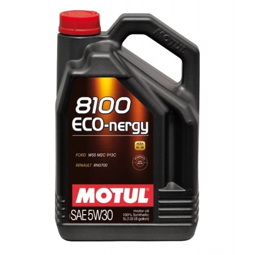 Масло MOTUL 8100 Eco-nergy 5W-30 синтетическое, 5 л