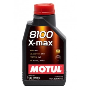 Масло MOTUL 8100 X-Max 0W-40 синтетическое, 1 л