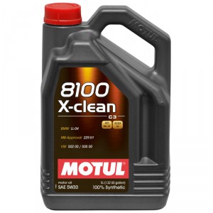 Масло MOTUL 8100 X-clean 5W-40 - C3 синтетическое, 5 л