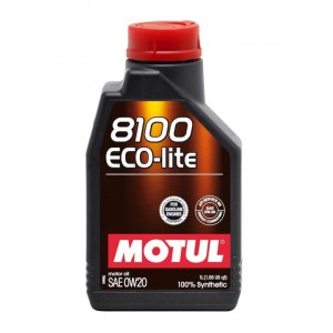Масло MOTUL 8100 Eco-lite 0W-20 синтетическое, 1 л