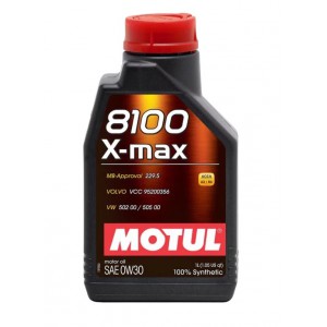 Масло MOTUL 8100 X-Max 0W-30 синтетическое, 1 л