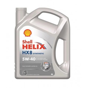 Масло Shell Helix HX8 5W40 синтетическое, 4 л