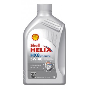 Масло Shell Helix HX8 5W40 синтетическое, 1 л