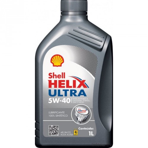 Масло Shell Helix Ultra 5W40 синтетическое, 1 л