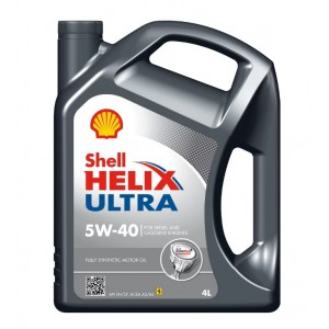 Масло Shell Helix Ultra 5W40 синтетическое, 4 л