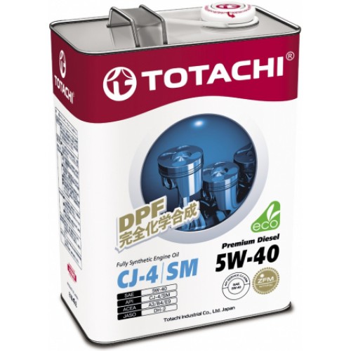TOTACHI Premium Diesel 5W-40, 4 л