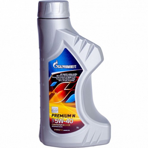 Масло Gazpromneft Premium синтетическое N 5W40, 1 Л