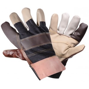 Перчатки кожаные, комбинированные (защитные от механических повреждений ) AIRLINE