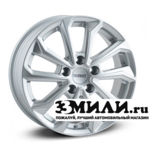 Диск 6.5x16 5x112 ET50 D57.10 Dezent KS silver Серебристый