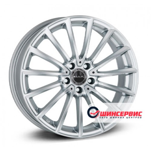 Диск 8.0x18 5x112 ET43 D66.60 MAK Komet Серебристый