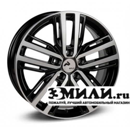 Диск 7.0x17 5x110 ET46 D63.35 RPLC-Wheels Ch259 Черный с полированной лицевой поверхностью