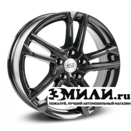 Диск 6.5x17 5x108 ET40 D65.10 RST R197 Черный глянцевый