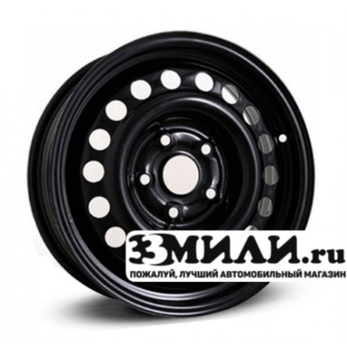 Диск 6.5x16 5x114.3 ET39 D60.1 TREBL 7625T black