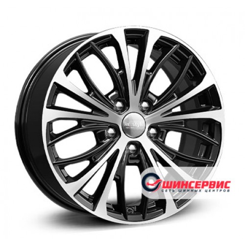 Диск 7.5x17 5x114,3 ET45 D60.1 КиК Toyota Camry (КС873) Алмаз-черный