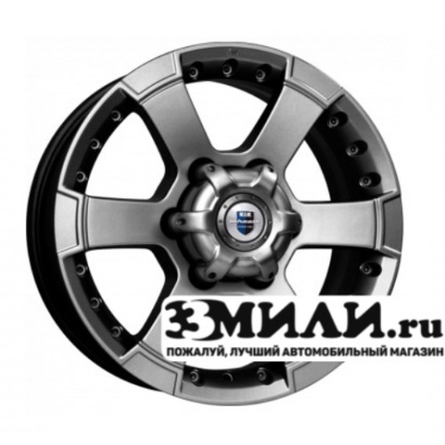 Диск 7x16 6x139 ET38 D67 КиК M56 дарк плат