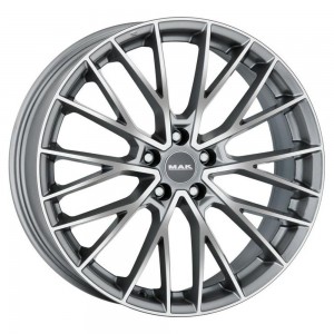 Диск 8.5x20 5x114.3 ET30 D760 MAK Speciale Графитовый с полированной лицевой поверхностью