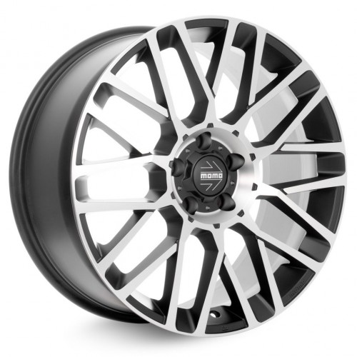 Диск 8x18 6x139,7 ET45 D95.1 MOMO SUV REVENGE Matt Black-Polished