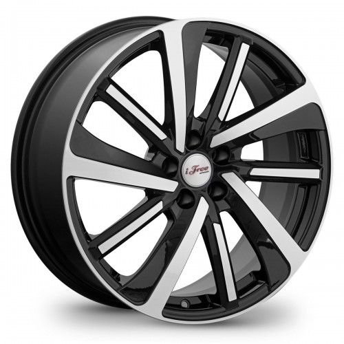 Диск 7.0x18 5x114.3 ET40 D64.10 iFree Original ZV F7_F7x КС1111 Черный с полированной лицевой поверхностью