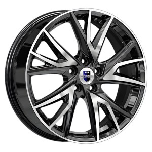 Диск 6.5x18 5x112 ET43 D57.1 КиК Кайлас (КС1054) Алмаз черный