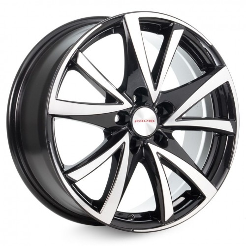 Диск 7x17 5x120 ET45 D65.1 КиК Игуана (КС590) Алмаз черный