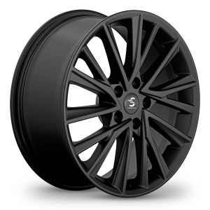 Диск 7.5x18 5x112 ET39 D66.60 Premium Series КР010 Audi A4 Черный глянцевый