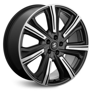 Диск 8.5x20 5x108 ET45 D63.35 КиК Premium Kleemann (КР1067) Diamond Black Gris