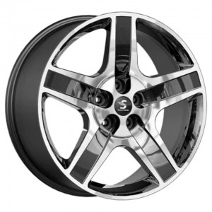 Диск 8.5x20 5x1200 ET41 D66.10 Premium Series КР008 Voyah Dream Темно - серый глянцевый с полированной лицевой поверхностью