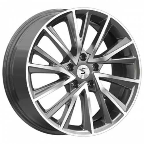 Диск 7.5x18 5x114,3 ET35 D60.1 КиК Premium КР010 (18_Lexus NX) Diamond gloss graphite