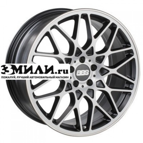 Диск 8.5x19 5x120 ET32 D82 BBS RX Schwarz Diamantgedreht