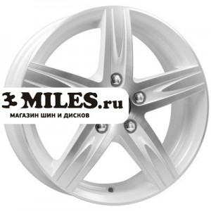Диск 6x15 5x105 ET39 D56.6 K&K Андорра (КС496) Алмаз вайт