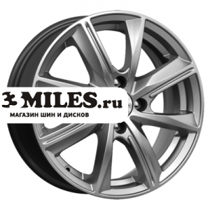 Диск 6x15 4x100 ET40 D60.1 K&K Арнар-оригинал (КС890) Дарк платинум