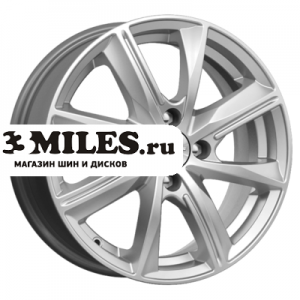 Диск 6x15 4x100 ET40 D60.1 K&K Арнар-оригинал (КС890) Сильвер SK