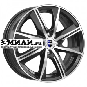 Диск 6x15 4x100 ET40 D67.1 K&K Арнар (КС890) Алмаз черный