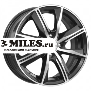 Диск 7x16 5x108 ET40 D67.1 K&K Арнар (КС904) Алмаз черный