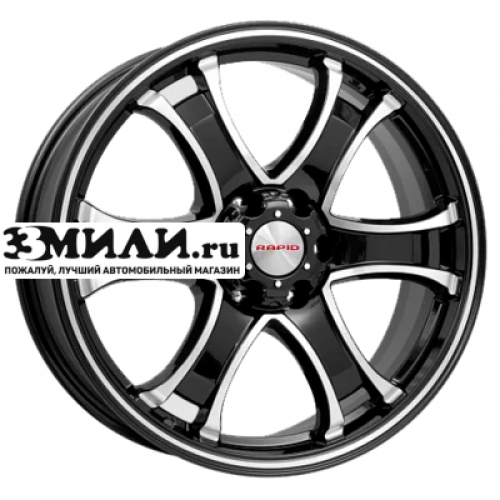 Диск 7.5x18 6x139.7 ET25 D106.1 K&K Балеар (КС727) Алмаз черный
