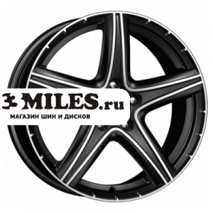 Диск 7.5x17 5x114.3 ET52.5 D67.1 K&K Барракуда (КС567) Алмаз черный
