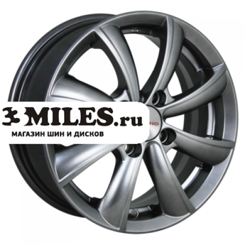 Диск 6x15 4x100 ET50 D60.1 K&K Бриз-оригинал Дарк платинум