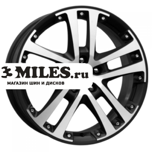 Диск 7x17 5x100 ET48 D56.1 K&K Центурион (КС423) Алмаз черный