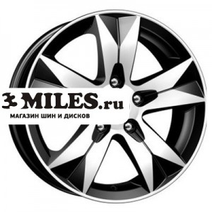 Диск 6.5x16 5x114.3 ET45 D66.1 K&K Crossline (КС713) Алмаз черный