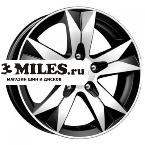 Диск 6.5x16 5x114.3 ET50 D67.1 K&K Crossline (КС713) Алмаз черный