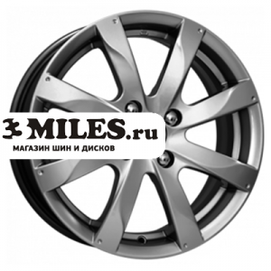 Диск 6x15 4x100 ET48 D54.1 K&K Джемини-оригинал Дарк платинум