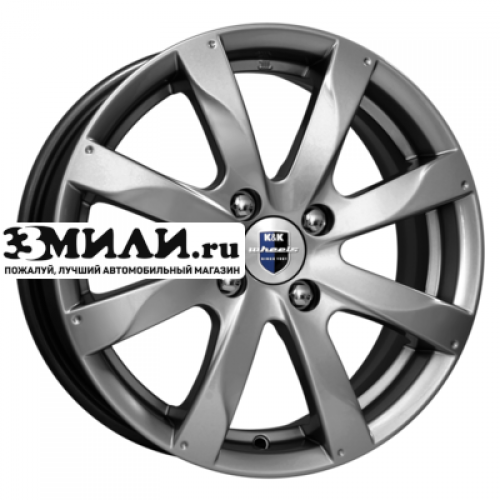 Диск 6x15 4x100 ET37 D60.1 K&K Джемини Дарк платинум