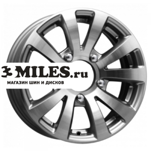 Диск 6x15 5x139.7 ET35 D98 K&K Фалкон-Нова (КС642) Дарк платинум