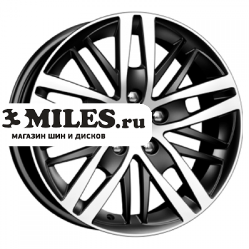 Диск 7x16 5x112 ET40 D66.6 K&K Fencer (КС730) Алмаз черный