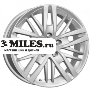 Диск 7x16 5x108 ET50 D63.35 K&K Fencer (КС730) Блэк платинум