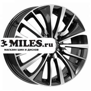 Диск 6.5x17 4x100 ET41 D60.1 K&K Flanker-оригинал (КС751) Алмаз черный